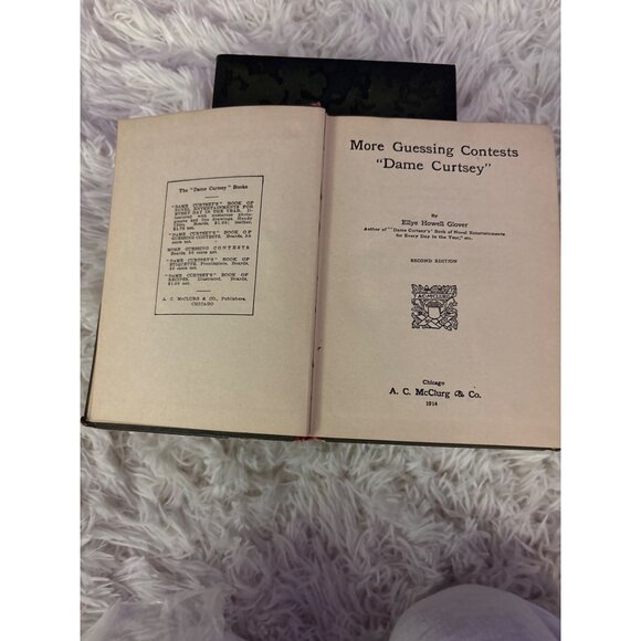More Guessing Contests By "Dame Curtsey" 1914 Second Edition A.C. McClurg Hardco - Picture 15 of 16